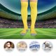 thumbnail image 5 of Calcetines Fútbol ANGGREK Hombre Antideslizantes 3 Colores, 5 of 8