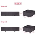 4 Pack Foldable Cloth Storage Box Closet Dresser Drawer Organizer ...