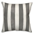 thumbnail image 2 of Creative Products Watercolor Stripe Gray 18 x 18 Indoor / Outdoor Pillow, 2 of 3