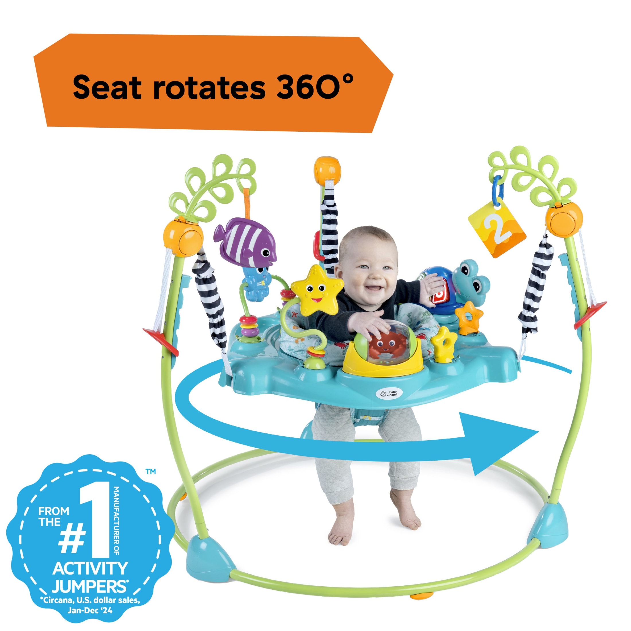 Baby Einstein Ocean Explorers Curiosity Cove 2-in-1 Activity Jumper photo 5