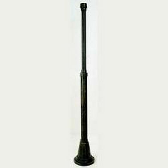 Accessory-Anchor Pole With Photo Cell In Traditional Style-3 Inches Wide By 84 Inches High Maxim Lighting 1092Bk/Phc11