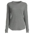 thumbnail image 2 of Time and Tru Women's Thermal Top with Long Sleeves, 2 of 5