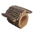 thumbnail image 1 of Escondite de hámster Sunnimix Puente de madera natural Tamaño 8.5-9x15cm, 1 of 7