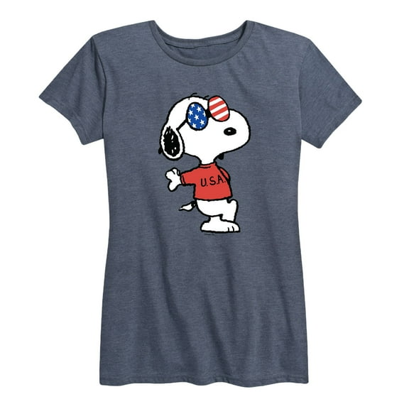 Peanuts - Americana Snoopy - Women's Short Sleeve Graphic T-Shirt