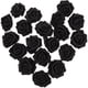 thumbnail image 5 of 100 piezas de rosas artificiales de imitación de cabeza de rosa negra para decoración de manualidades DIY, 5 of 5