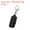 Black, variant on Uxcell Reflective Paracord Zipper Pull Polyester Zipper Pulls Woven Rope with Metal Clasp for Clothing Gray