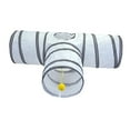thumbnail image 4 of Tubo plegable de túnel para gatos de 3 vías con pelota de juego, juego de agilidad, túnel portátil resistente para mascotas, juguetes para gatos,, 4 of 8