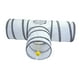 thumbnail image 4 of Tubo plegable de túnel para gatos de 3 vías con pelota de juego, juego de agilidad, túnel portátil resistente para mascotas, juguetes para gatos,, 4 of 8