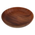 thumbnail image 3 of Cuenco de madera para servir ensalada de frutas, cuenco de madera para mezclar postres, bandeja, recipiente para comida y aperitivos para encimera de cocina, 3 of 8