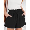 thumbnail image 5 of Women Summer Casual Wide Leg Loose High Waist Drawstring Dressy Shorts 2026 Beach Vacation Clothes, 5 of 10