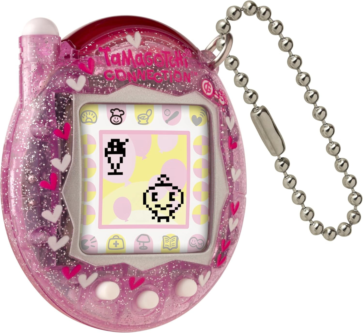 Tamagotchi Connection - Pink Glitter Digital Pet - Walmart.com