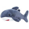 thumbnail image 3 of Hudson Baby Unisex Baby Plush Bathrobe and Toy Set, Blue Shark, One Size, 3 of 5