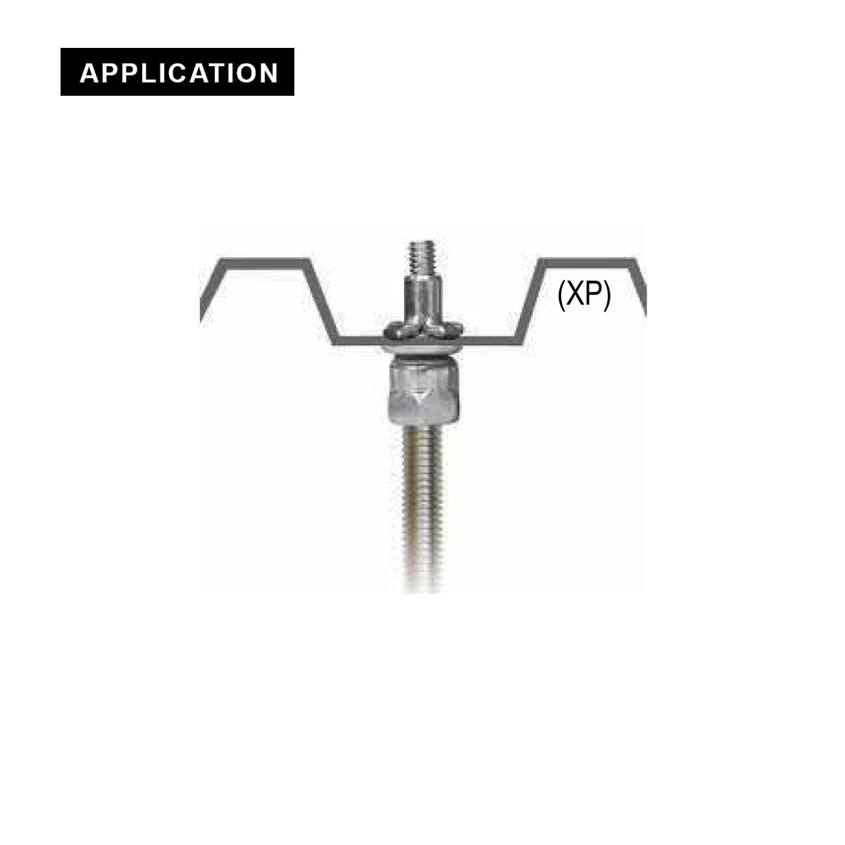 Sammys X-press Rod Anchor Super Screw with 3/8 in. Threaded Rod