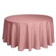 thumbnail image 3 of Mantel redondo de poliéster BalsaCircle de 120" en color rosa empolvado para bodas, 3 of 8