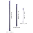thumbnail image 4 of Miangastore Silicone Spatulas Violet 3Pcs 5.9x0.4x0.2in Compact Design, 4 of 8