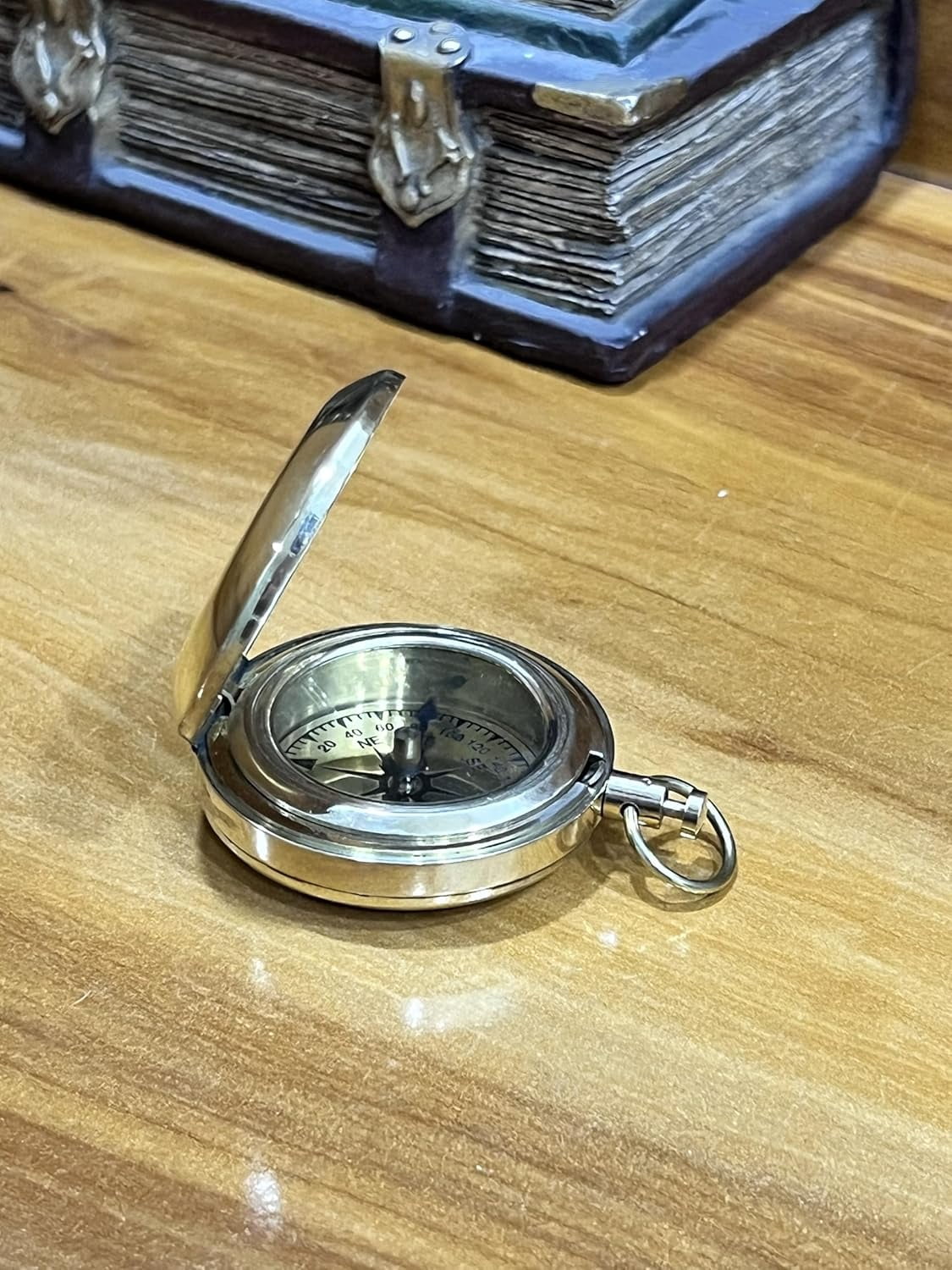 Nautical Collectible Retro Style Compass Decorative Gift Item Brass Finish Compass