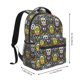 thumbnail image 2 of Disketp Sugar Skulls Mochila Estampada para Hombre y Mujer – Mochila Ligera Clásica con Múltiples Bolsillos para Universidad, Trabajo y Viajes-One Size, 2 of 5