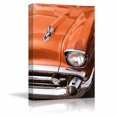 thumbnail image 1 of Wall26 Canvas Prints Wall Art - Close Up Shot of Classic Car | Modern Wall Decor/Home Decoration Stretched Gallery Canvas Wrap Giclee Print. Ready to Hang - 32" x 48", 1 of 3