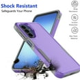 thumbnail image 5 of For Galaxy A17 5G 2025 Case ,Sturdy Phone Case for Galaxy A17 6.7 inch ,Tiflook Shockproof Protection Heavy Duty Armor Hard Plastic & Rubber Rugged Bumper 2-in-1 Case Cover ( Purple ), 5 of 6