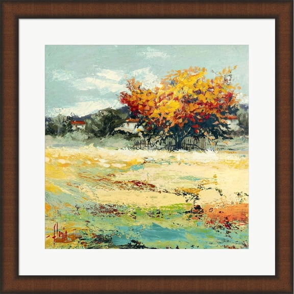 Great Art Now Campagna in Estate I by Luigi Florio, Framed Wall Art, 19.75W x 19.75H