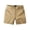 🔥 Khaki, variant on USSUMA Womens Utility Pocket Short Tailored Casual Pull-On Breathable Cotton Blend High-Waist with Functional Pockets Durable for Outdoor Work Travel and Everyday Wear, Utility, Shorts