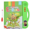 thumbnail image 3 of Learning Book, Waterproof Material Sound Book, Vivid Improve Memory For Children Giifts Home Kids Orange,Green, 3 of 8