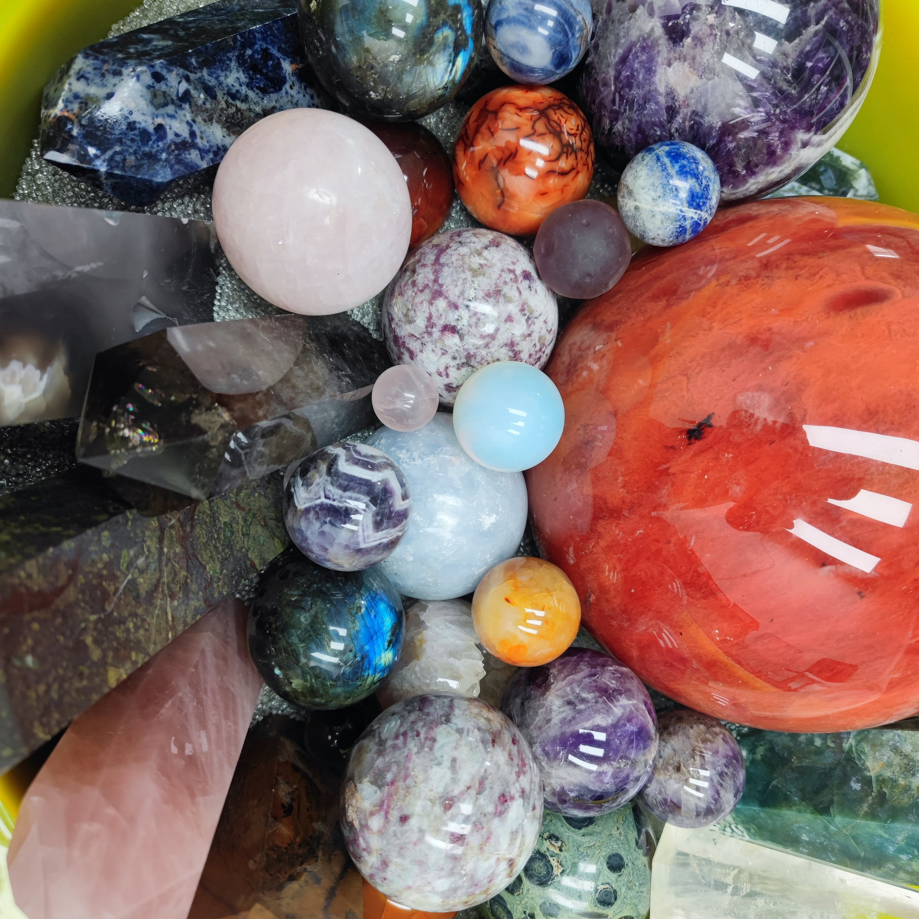 Healing Crystal Mystery Stone Bag Lucky Gemstone Witchy Crystals Scoops Crystal Jewelry High Quality Mindfulness box Home decor gift