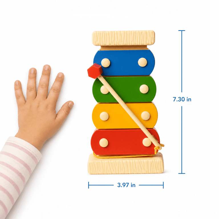Bluey Magic Xylophone with Child-Safe Mallet photo 3