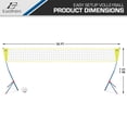 EastPoint Sports Volleyball Net Set, Portable Tripod System for