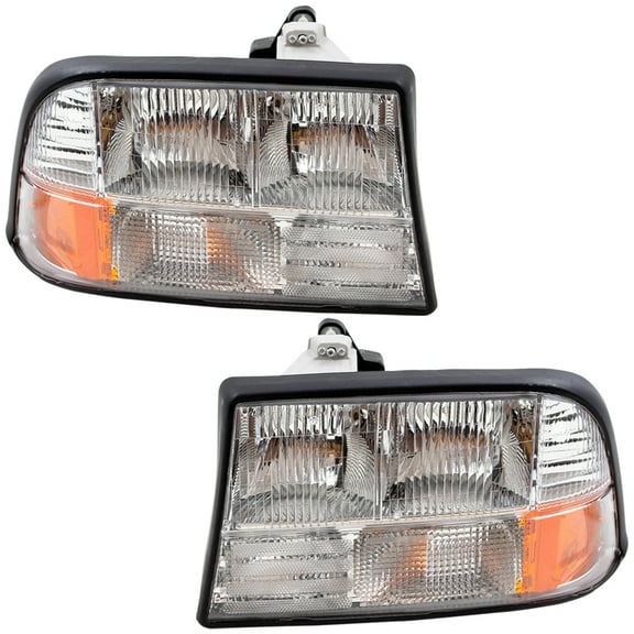 Brock Headlight for 1998-2001 Jimmy w/o Fog Light Set 16526227 1998-2004 Sonoma 1998-2001 Bravada