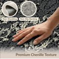 thumbnail image 6 of ODIKA 9'x12' Washable Area Rug Non-Slip, Chair-Friendly Boho Goth Scholarly Scrollwork Featuring Classical Motifs Traction for Dining Room, Basement, Large Office, 6 of 7