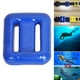 thumbnail image 4 of Pesas de buceo sólidas de 0,5 kg a 1,5 kg, piezas recubiertas de PVC antideslizantes para buceo, cinturón de pesas para natación, deporte Azul 1000g, 4 of 6