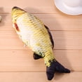 thumbnail image 3 of Cat Favor Fish Toy Peluche Fish Cat Scratch Board Scratching Post (30 cm) Sywqhk Libre de BPA, 3 of 9