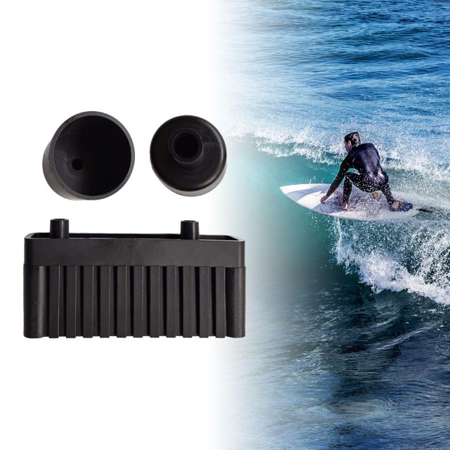 Caja de aletas de windsurf, caja de aletas de tabla de surf Tabla de windsurf Fim Box Accesorios Caja de aletas de longboard negra para tabla de Sharpla Funda Fim Windsurf
