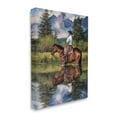 thumbnail image 3 of Stupell Industries Equestrian Cowboy Scouting Rural Suburban Wild West River,36 x 48, Design by Jack Sorenson, 3 of 7