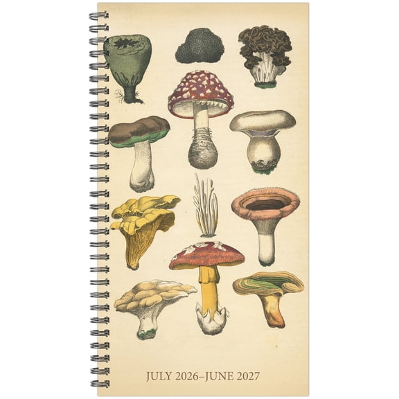 2026-2027 Willow Creek 3.5" x 6.5" Academic Weekly & Monthly Planner, Fungi Files (65860)