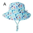 thumbnail image 2 of WUXIAN Baby Girls Sun Hats Baby Boys Girls Summer Sun Protection Hat Sunscreen Cap Hat Fisherman'S Hat Bucket Hats,A,One Size, 2 of 2