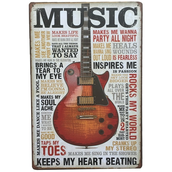 European And American Retro Metal Paintings Hanging Metal Poster