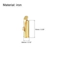 thumbnail image 2 of 200Pack Slide on End Clasps, 10mm Tube Ball Bead Slider Crimp Ends, Light Golden, 2 of 6