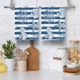thumbnail image 5 of Blue Kitchen Towels Decorative set of 2, Soft Absorbent Reusable Dish towels for Kitchen Drying,Tea Towels for Baking Cooking Dishcloth Farmhouse Sea Coral Seahorse Nautical Hand Towels Set 16"x24", 5 of 5