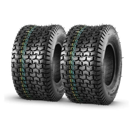 2 Pcs 13x6.50-6 Mower Turf Tires 13x6.5-6 Lawn and Garden Tractor Tires, 13x6.5x6 Zero Turn Mower Tire, Tubeless 4PR/4Ply