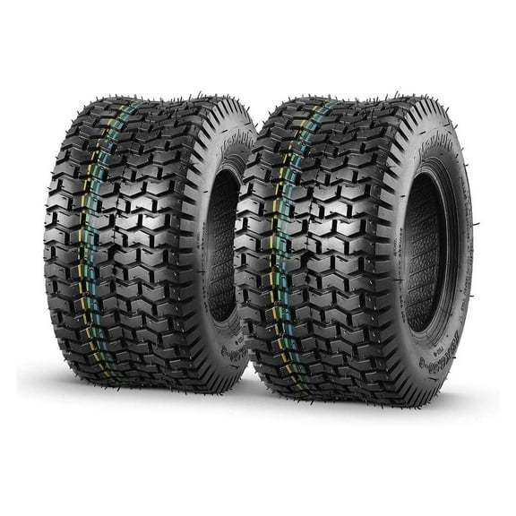 2 Pcs 13x6.50-6 Mower Turf Tires 13x6.5-6 Lawn and Garden Tractor Tires, 13x6.5x6 Zero Turn Mower Tire, Tubeless 4PR/4Ply