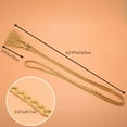 thumbnail image 5 of Woven tassel belt knot decorated waist chain rope Gold, 5 of 8