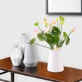 thumbnail image 3 of 2 piezas de flores artificiales para decoración del hogar, mini flores de loto de seda, arreglo floral falso para el hogar (rosa claro), 3 of 8