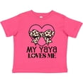 thumbnail image 3 of Inktastic Yaya Loves Me Girls Valentine Grandchild Girls Toddler T-Shirt, 3 of 5