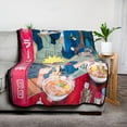 thumbnail image 2 of Naruto Couverture Jetée en Molleton Ramen Shop / 45 x 60 Pouces, 2 of 2