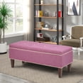 thumbnail image 2 of OS Home and Office Furniture Model CMB-M41 Cambridge Upholstered Storage Ottoman with Tufted Buttons, 2 of 5