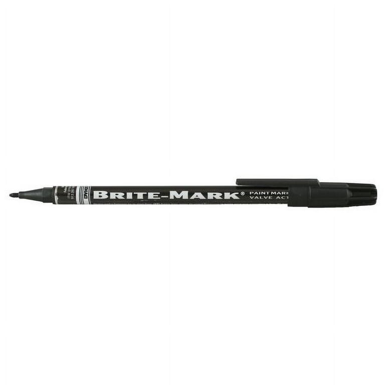 Dykem Paint Marker: Fiber Nib, Fine Tip size, Black Model: 41003