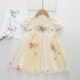 thumbnail image 4 of QEFJNO 1-6Y Princess Tulle Dress for Girls Birthday Gift Christmas Halloween Party Dress, 4 of 11