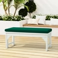 thumbnail image 2 of CRXX Outdoor Bench Cushion, Waterproof and Fade Resistant Patio Seat Cushions - Non-Slip Bench Pad Cushion with Removable Cover for Garden Swing Porch Settee，Green，39.5" x 18", 2 of 5